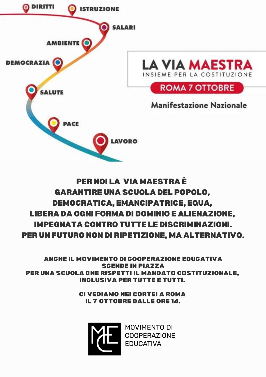 La Via Maestra Movimento di Cooperazione Educativa